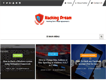 Tablet Screenshot of hackingdream.net